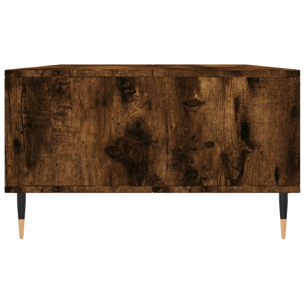 vidaXL Coffee Table Smoked Oak 104x60x35 cm Engineered Wood