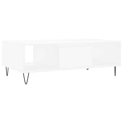 vidaXL Coffee Table White 104x60x35 cm Engineered Wood