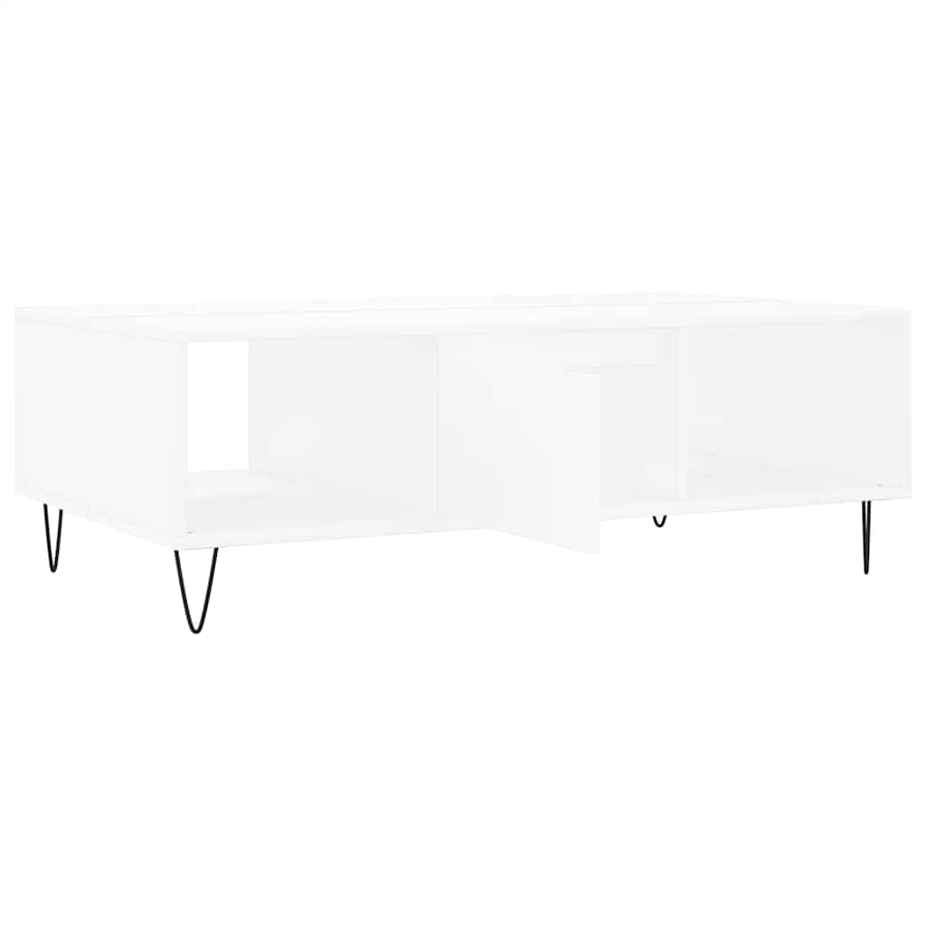 vidaXL Coffee Table White 104x60x35 cm Engineered Wood
