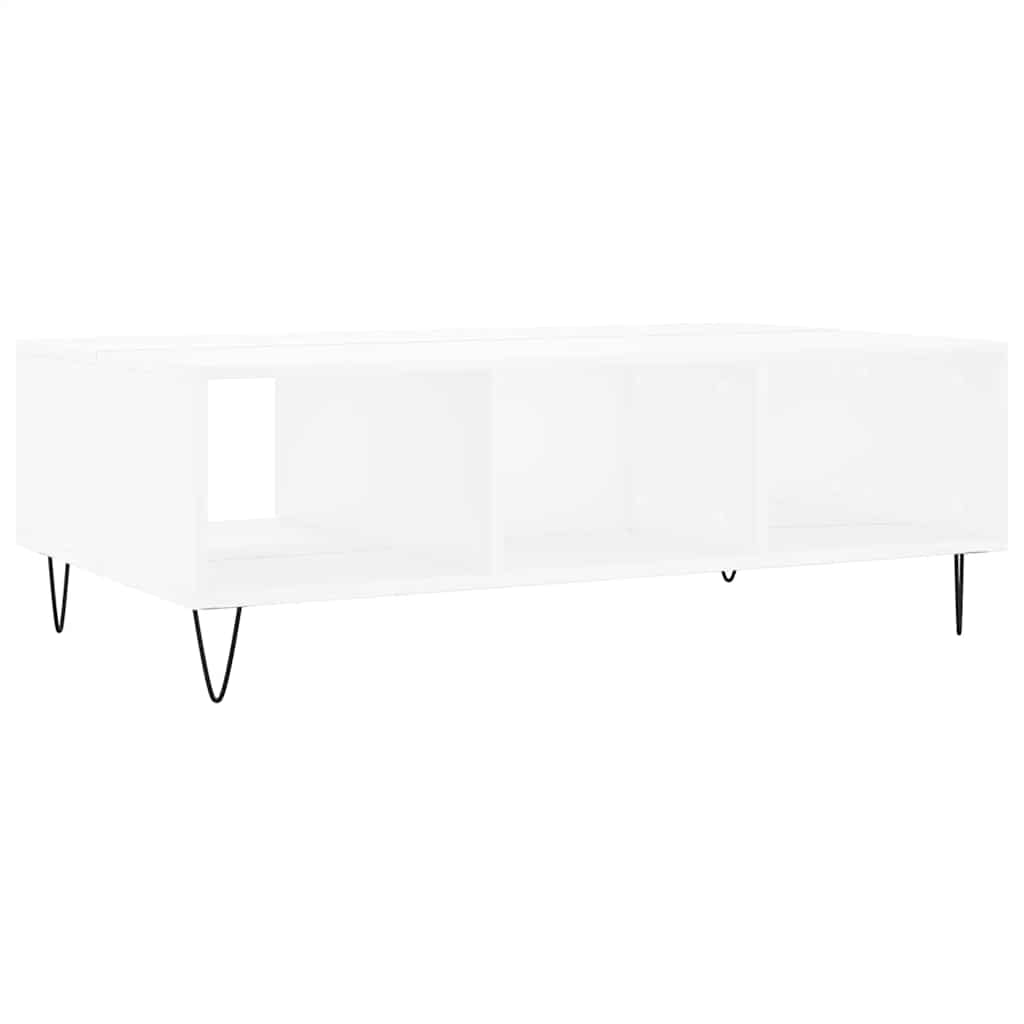 vidaXL Coffee Table White 104x60x35 cm Engineered Wood