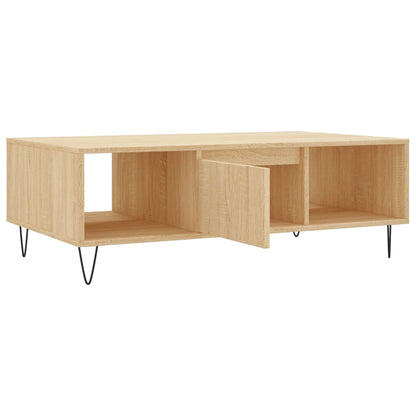 vidaXL Coffee Table Sonoma Oak 104x60x35 cm Engineered Wood