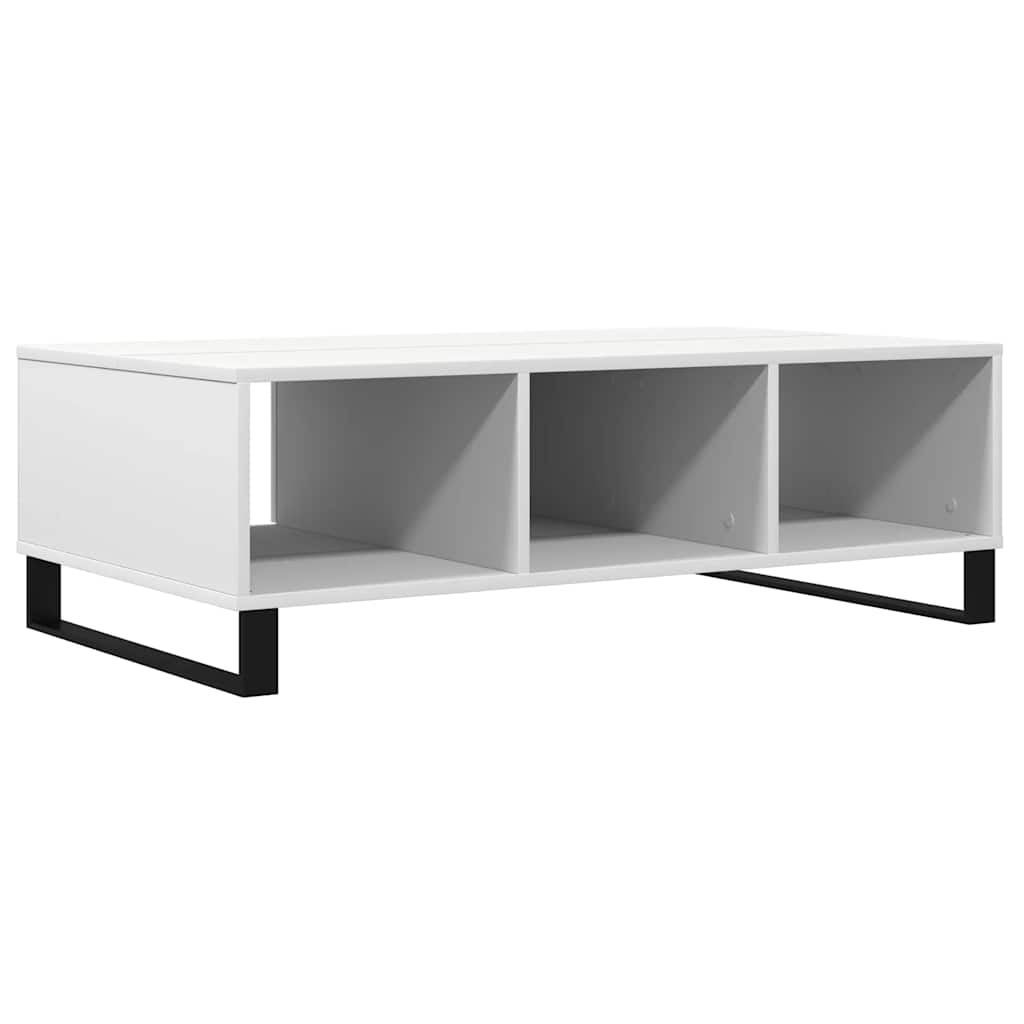 vidaXL Coffee Table White 104x60x35 cm Engineered Wood
