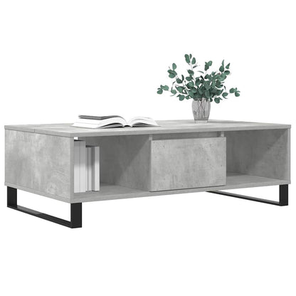 vidaXL Coffee Table Concrete Grey 104x60x35 cm Engineered Wood
