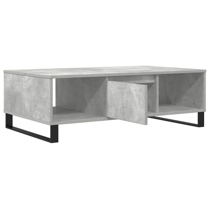 vidaXL Coffee Table Concrete Grey 104x60x35 cm Engineered Wood