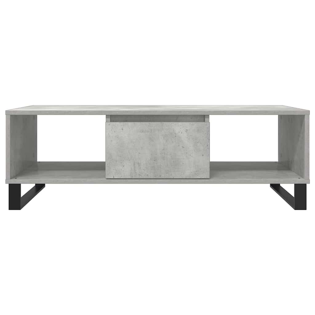 vidaXL Coffee Table Concrete Grey 104x60x35 cm Engineered Wood