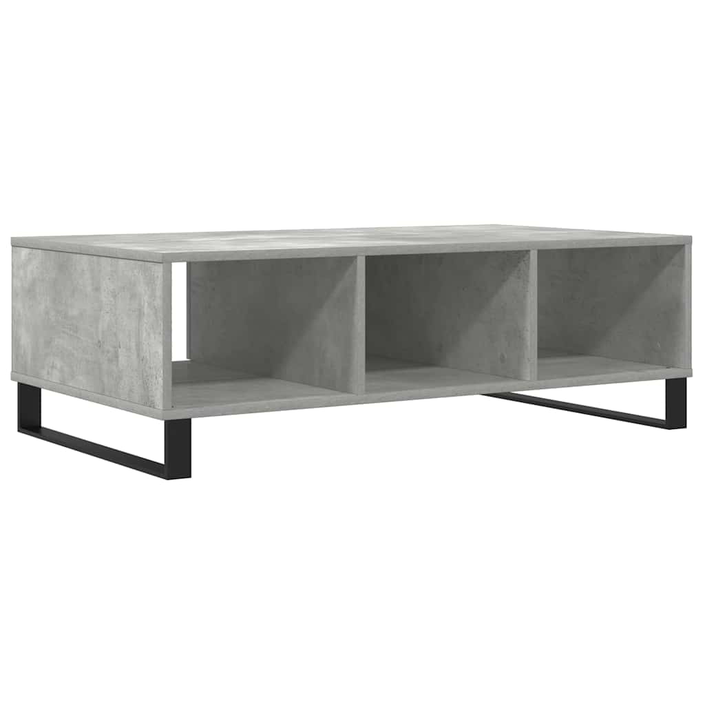 vidaXL Coffee Table Concrete Grey 104x60x35 cm Engineered Wood