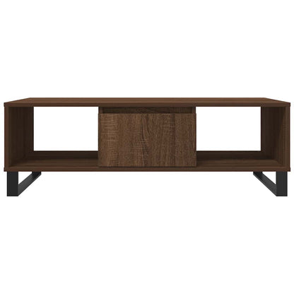 vidaXL Coffee Table Brown Oak 104x60x35 cm Engineered Wood