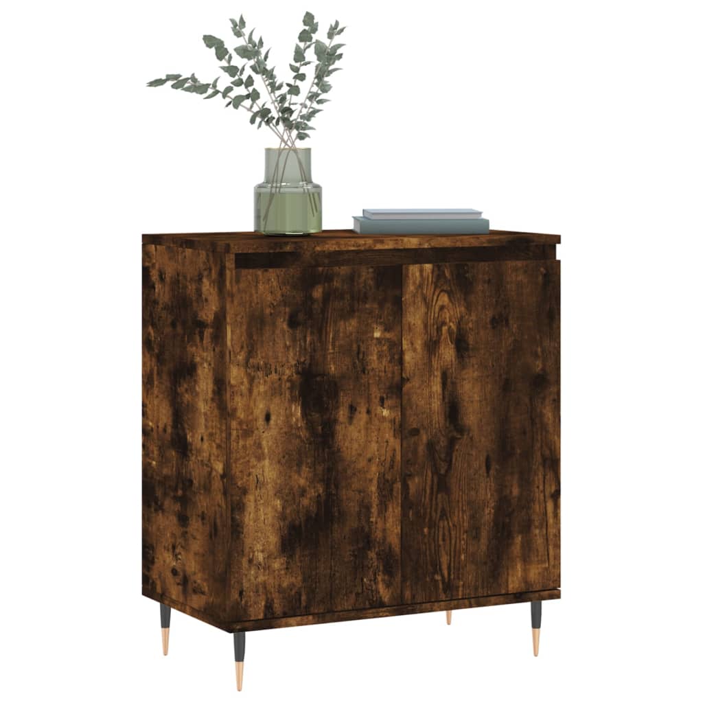vidaXL Sideboard Smoked Oak 60x35x70 cm Engineered Wood