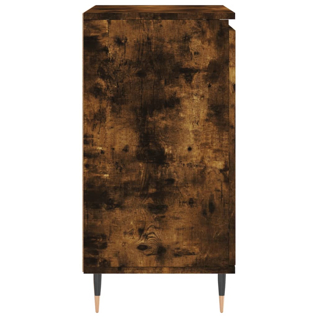 vidaXL Sideboard Smoked Oak 60x35x70 cm Engineered Wood