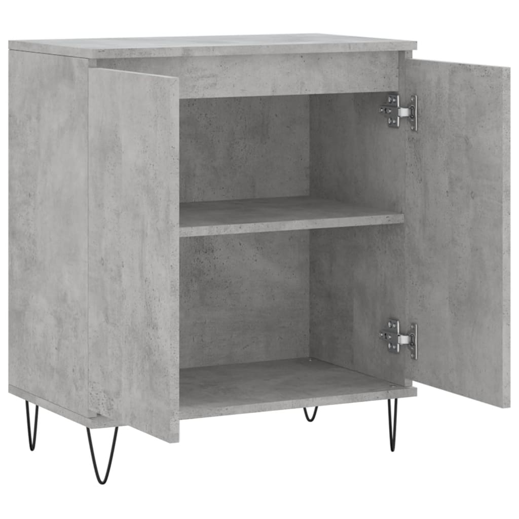 vidaXL Sideboard Concrete Grey 60x35x70 cm Engineered Wood