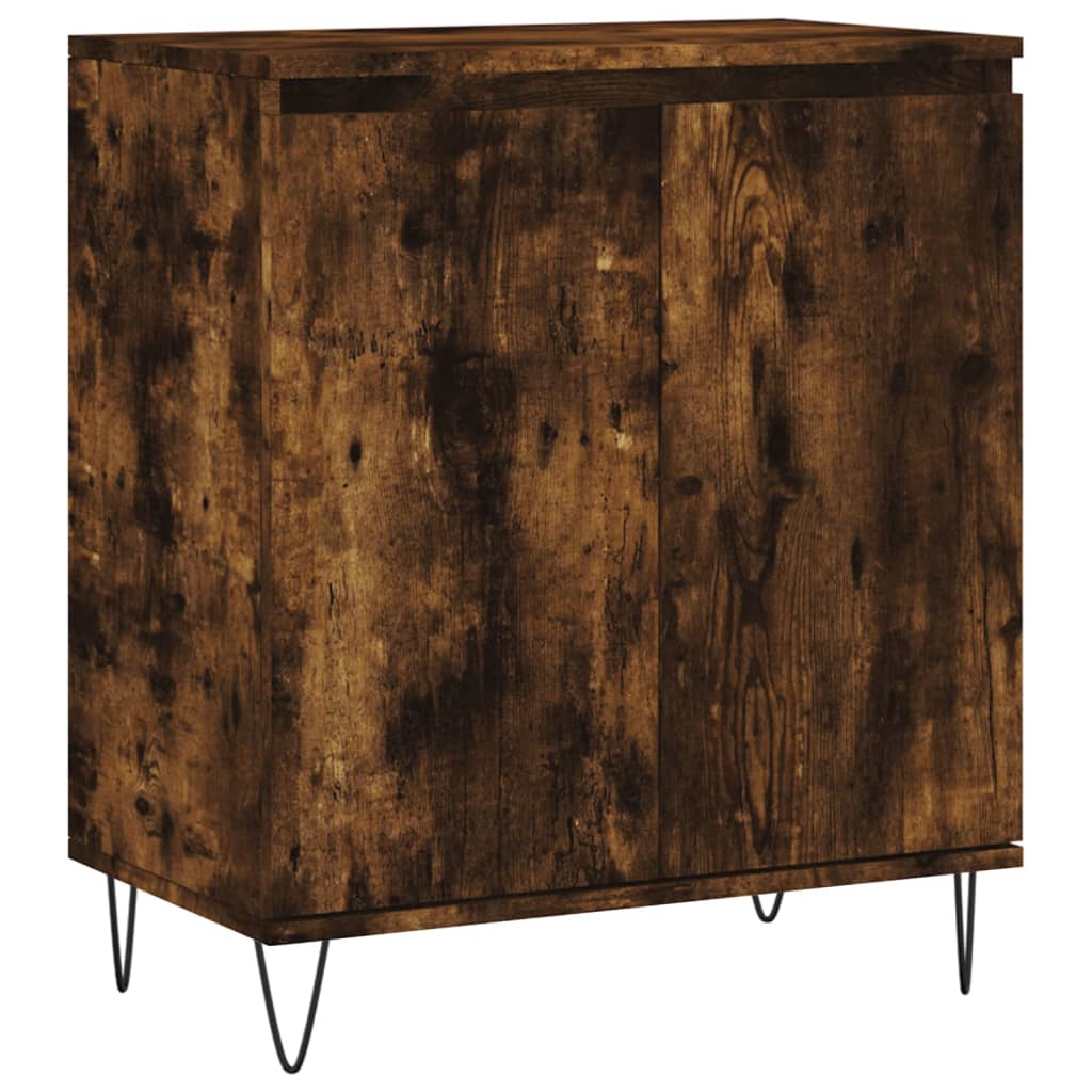 vidaXL Sideboard Smoked Oak 60x35x70 cm Engineered Wood