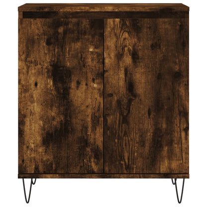 vidaXL Sideboard Smoked Oak 60x35x70 cm Engineered Wood