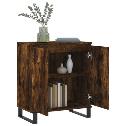 vidaXL Sideboard Smoked Oak 60x35x70 cm Engineered Wood