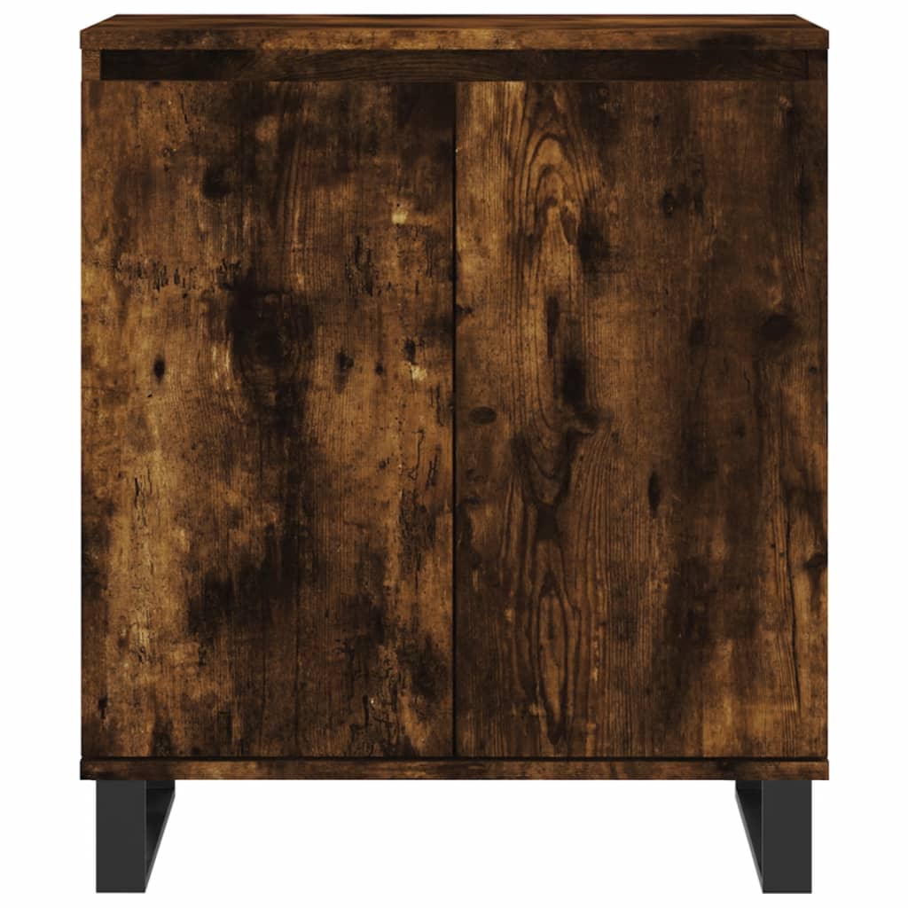 vidaXL Sideboard Smoked Oak 60x35x70 cm Engineered Wood