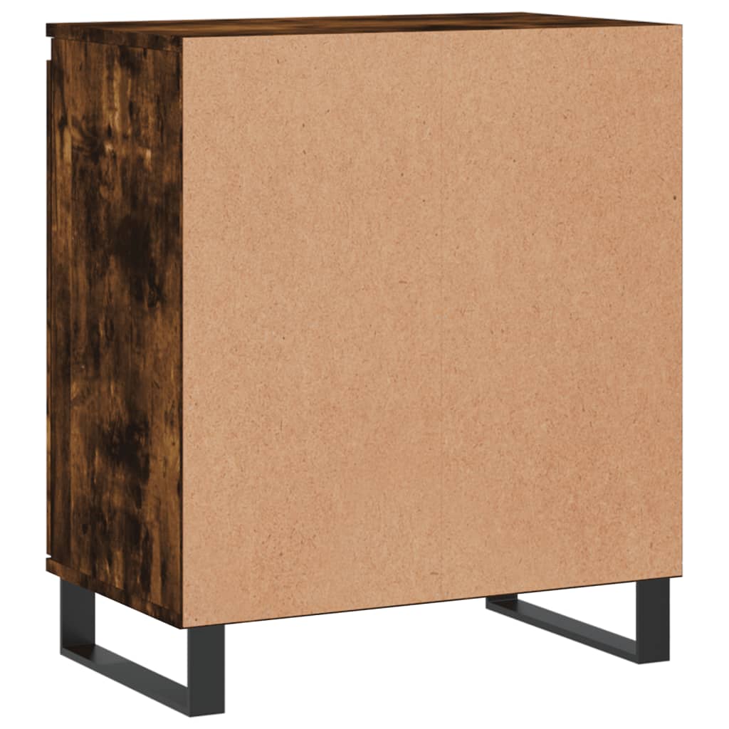 vidaXL Sideboard Smoked Oak 60x35x70 cm Engineered Wood