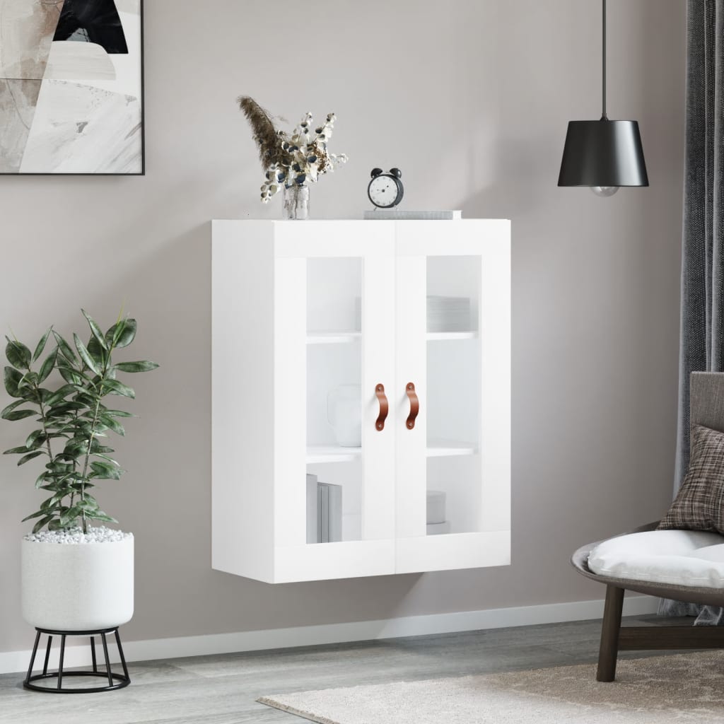 vidaXL Wall Mounted Cabinet White 69,5x34x90 cm