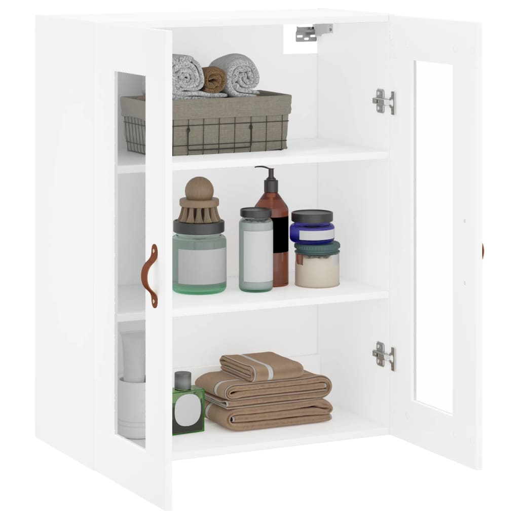 vidaXL Wall Mounted Cabinet White 69,5x34x90 cm