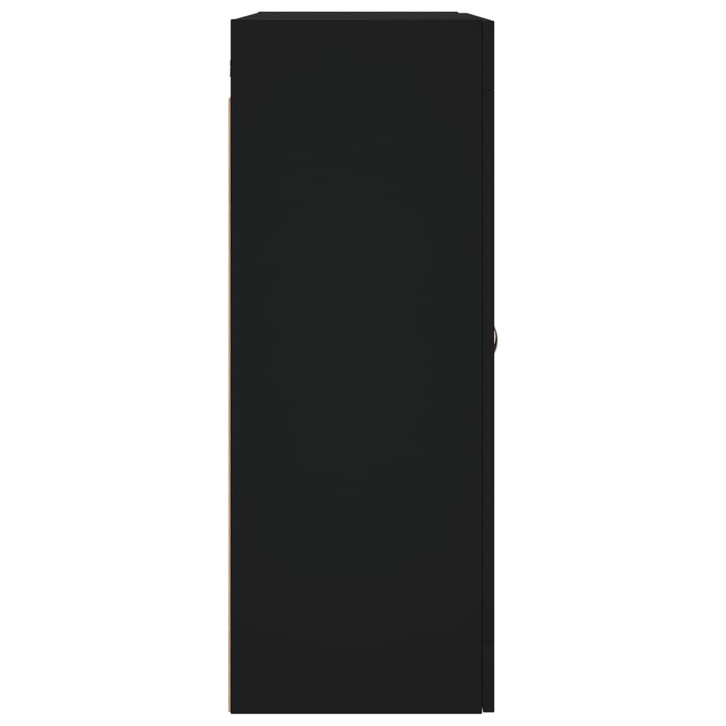 vidaXL Wall Mounted Cabinet Black 69.5x34x90 cm