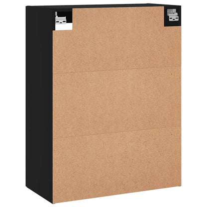 vidaXL Wall Mounted Cabinet Black 69,5x34x90 cm