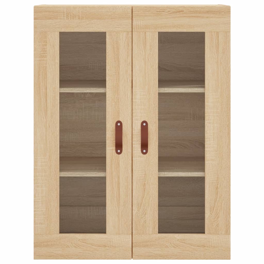 vidaXL Wall Mounted Cabinet Sonoma Oak 69,5x34x90 cm