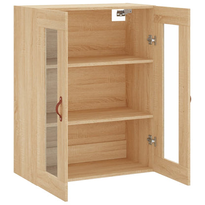 vidaXL Wall Mounted Cabinet Sonoma Oak 69,5x34x90 cm