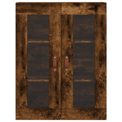 vidaXL Wall Mounted Cabinet Smoked Oak 69,5x34x90 cm