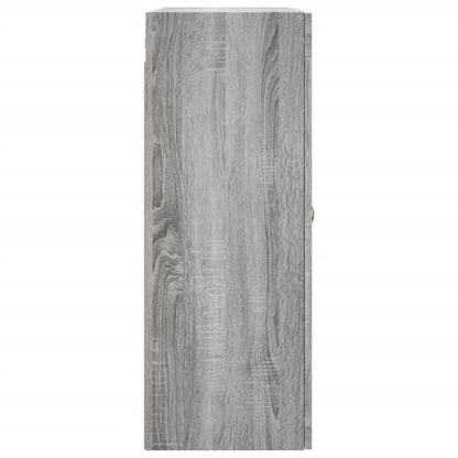 vidaXL Wall Mounted Cabinet Grey Sonoma 69,5x34x90 cm