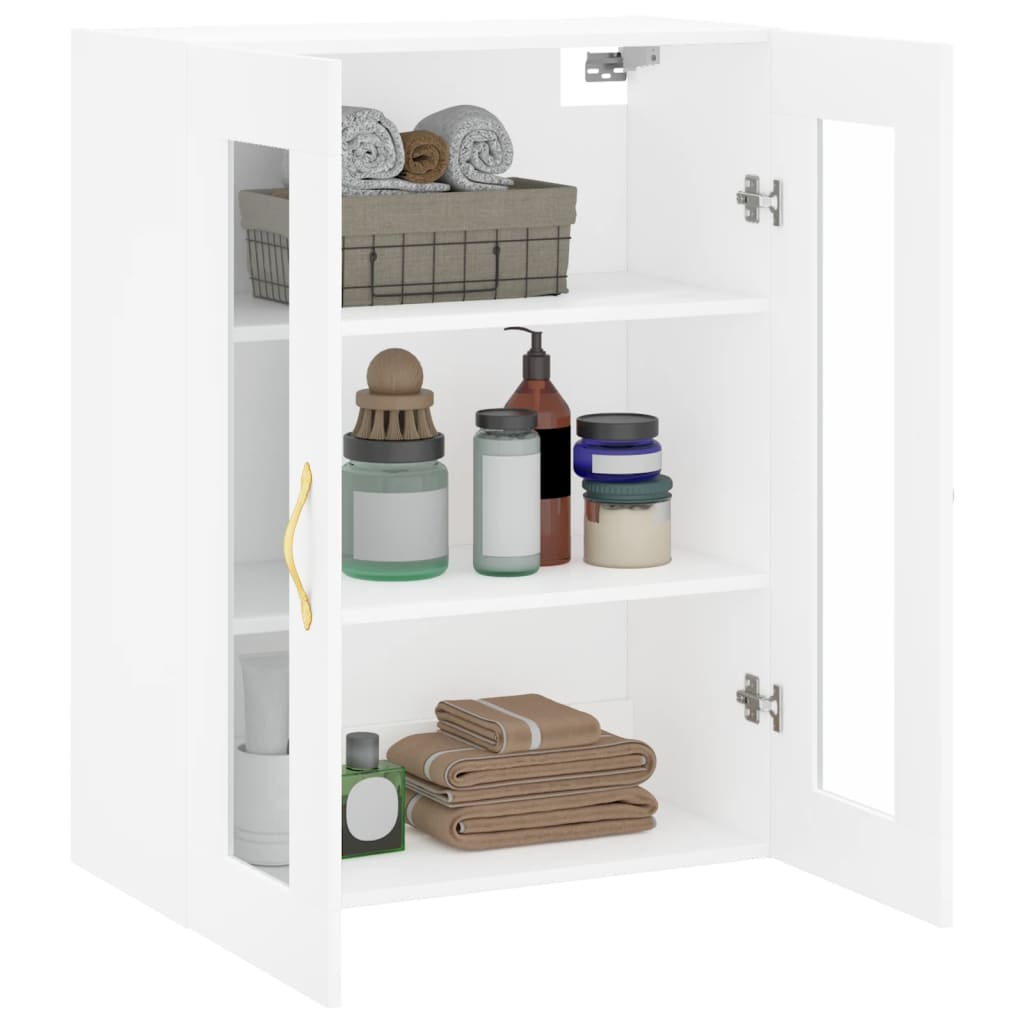 vidaXL Wall Mounted Cabinet White 69,5x34x90 cm