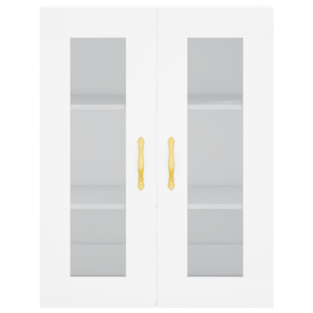 vidaXL Wall Mounted Cabinet White 69.5x34x90 cm