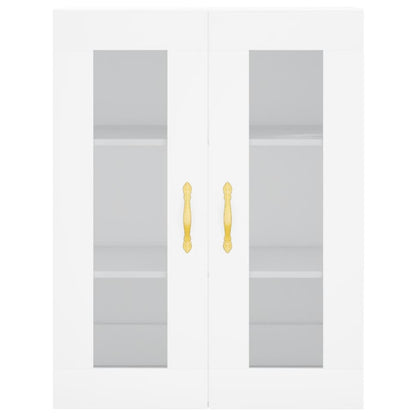 vidaXL Wall Mounted Cabinet White 69.5x34x90 cm