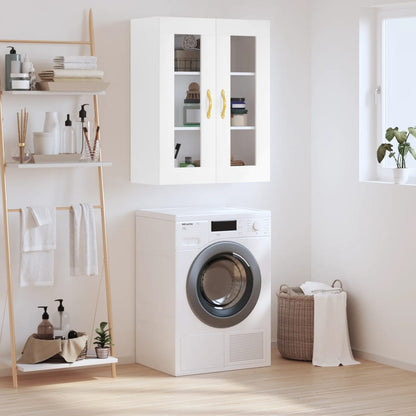 vidaXL Wall Mounted Cabinet White 69,5x34x90 cm