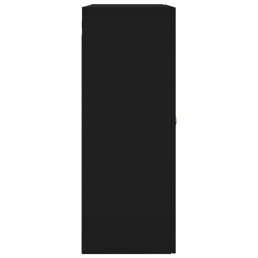vidaXL Wall Mounted Cabinet Black 69,5x34x90 cm