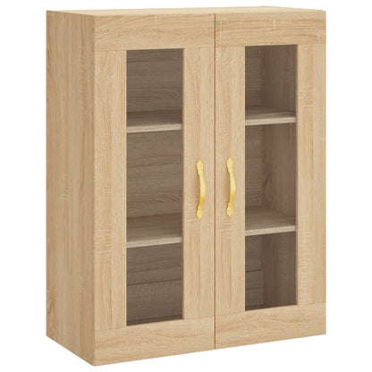 vidaXL Wall Mounted Cabinet Sonoma Oak 69,5x34x90 cm