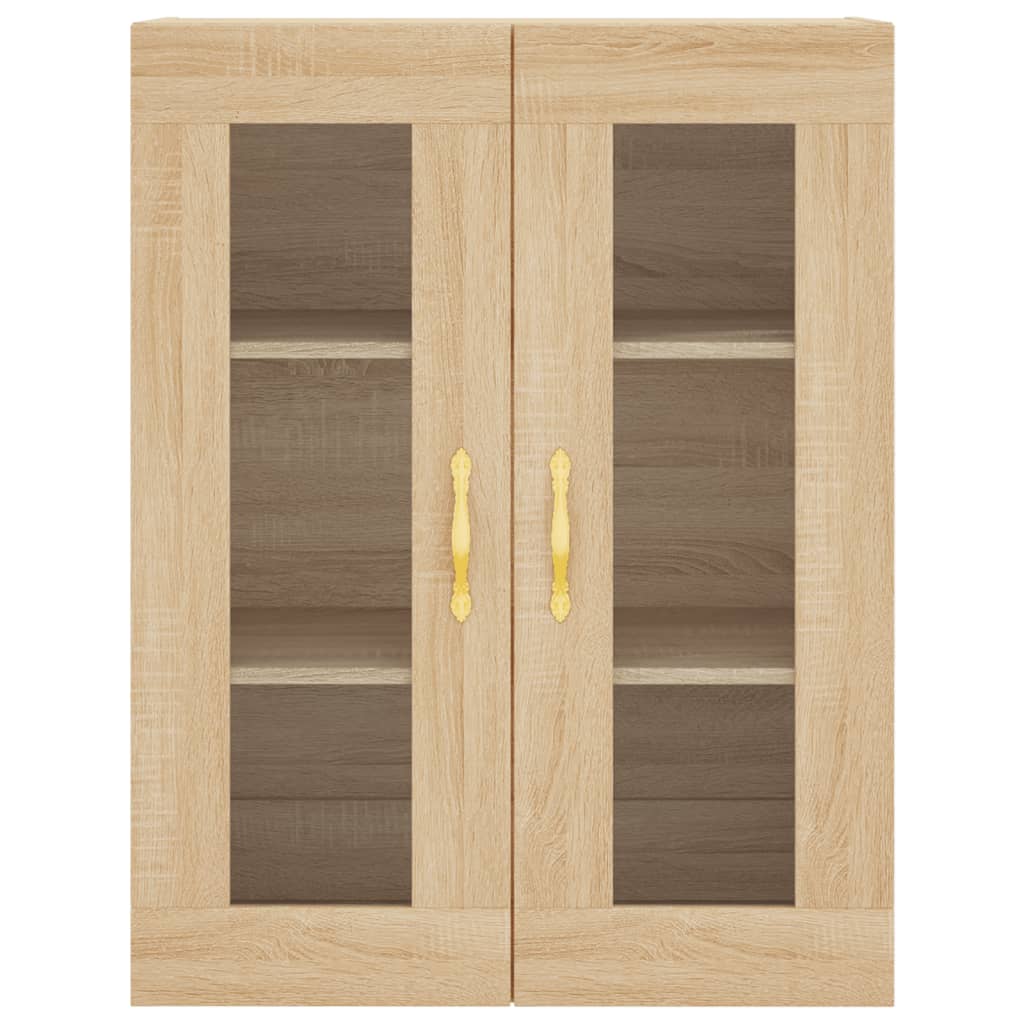 vidaXL Wall Mounted Cabinet Sonoma Oak 69.5x34x90 cm