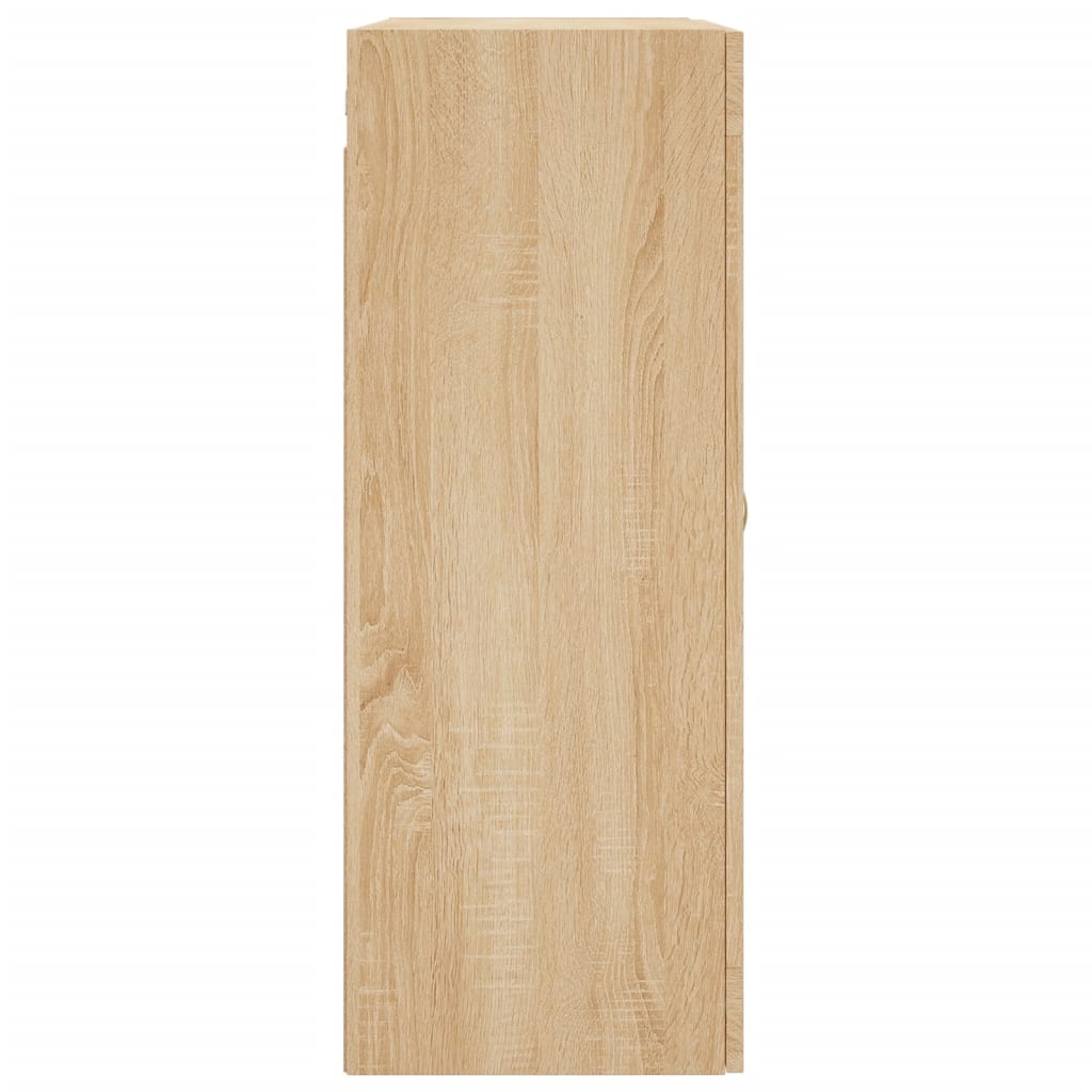 vidaXL Wall Mounted Cabinet Sonoma Oak 69.5x34x90 cm