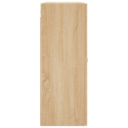 vidaXL Wall Mounted Cabinet Sonoma Oak 69.5x34x90 cm