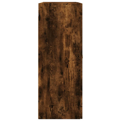 vidaXL Wall Mounted Cabinet Smoked Oak 69,5x34x90 cm