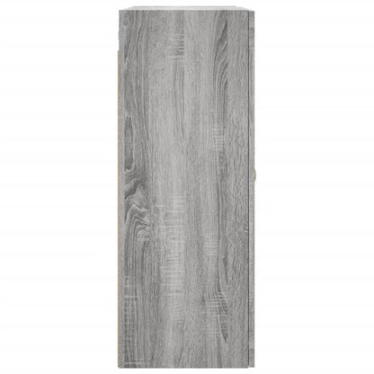 vidaXL Wall Mounted Cabinet Grey Sonoma 69,5x34x90 cm