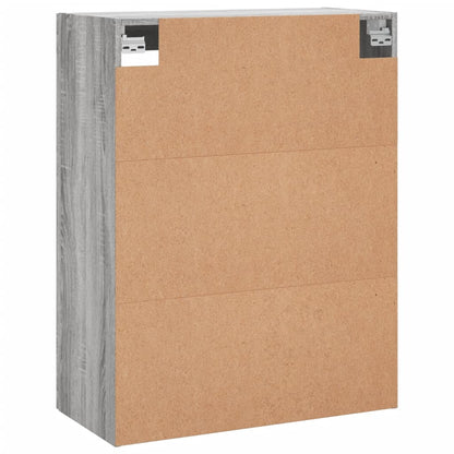 vidaXL Wall Mounted Cabinet Grey Sonoma 69,5x34x90 cm
