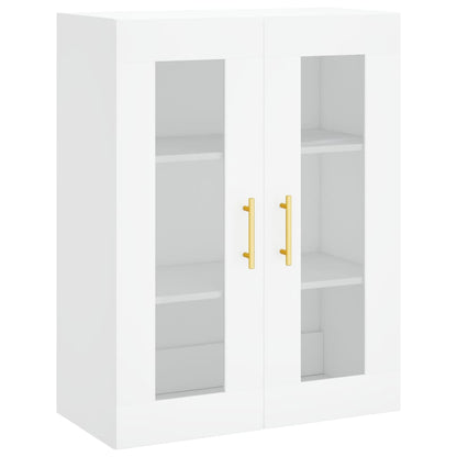 vidaXL Wall Mounted Cabinet White 69.5x34x90 cm