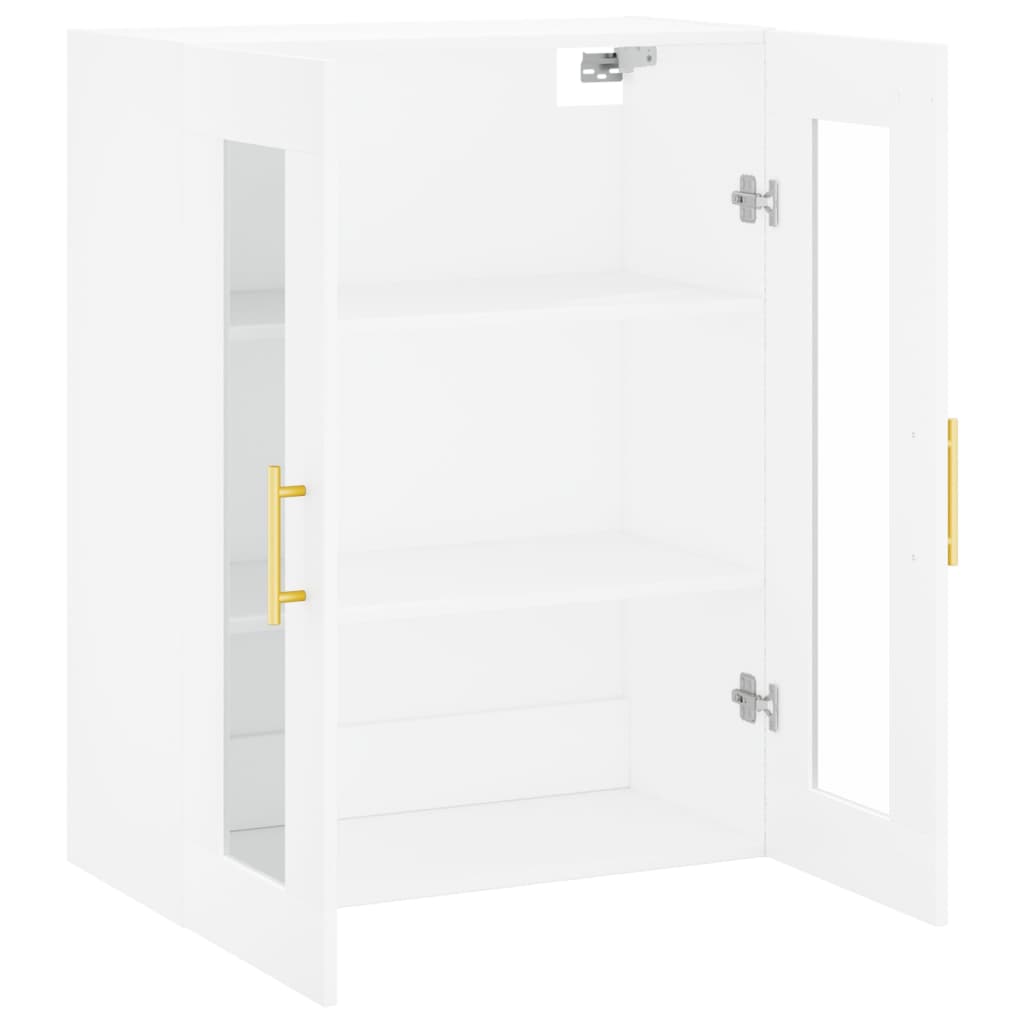 vidaXL Wall Mounted Cabinet White 69.5x34x90 cm