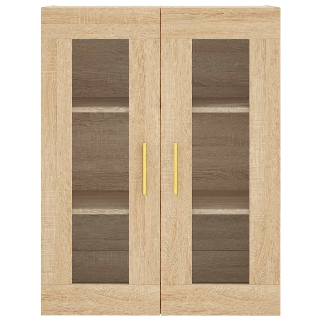 vidaXL Wall Mounted Cabinet Sonoma Oak 69.5x34x90 cm