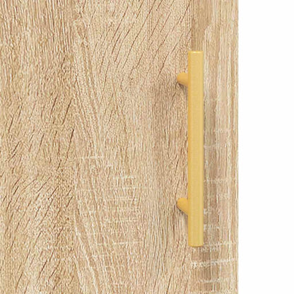 vidaXL Wall Mounted Cabinet Sonoma Oak 69.5x34x90 cm
