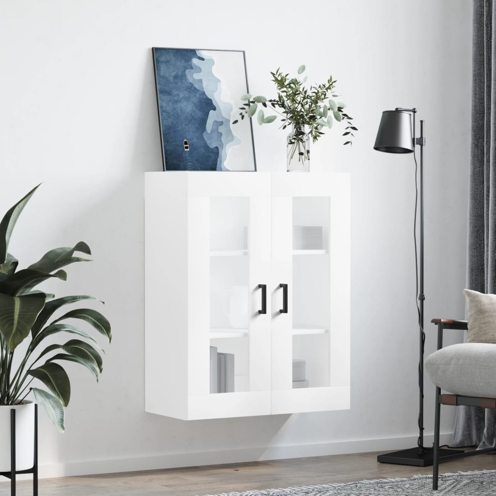 vidaXL Wall Mounted Cabinet White 69,5x34x90 cm