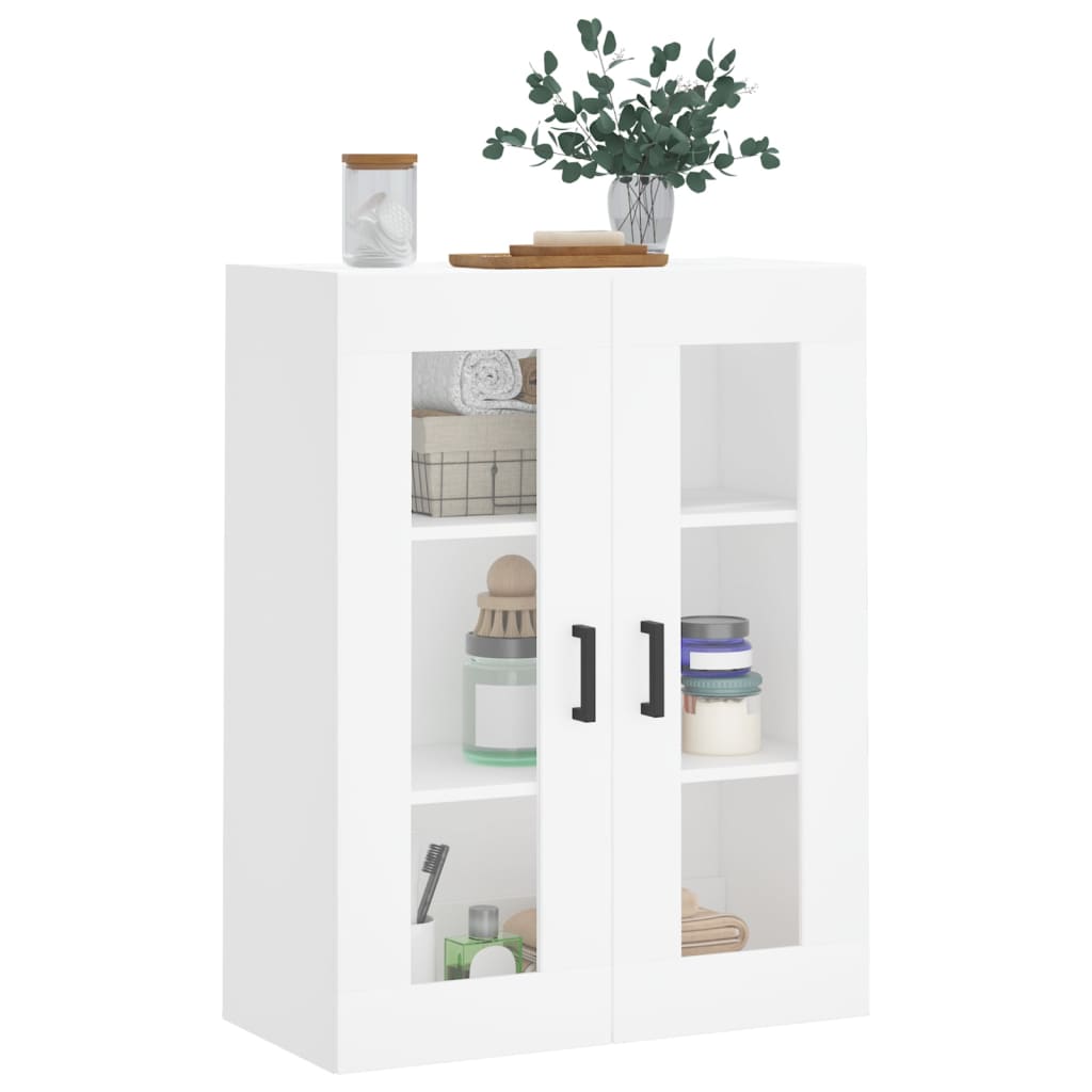 vidaXL Wall Mounted Cabinet White 69,5x34x90 cm