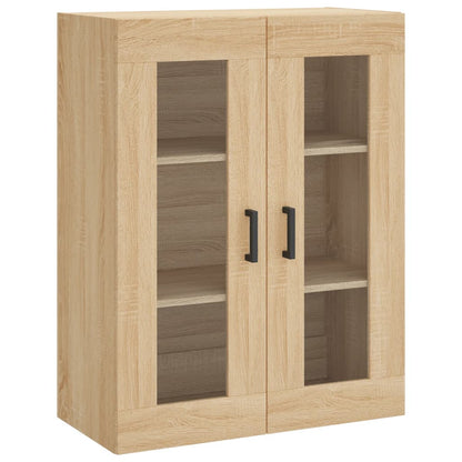 vidaXL Wall Mounted Cabinet Sonoma Oak 69,5x34x90 cm