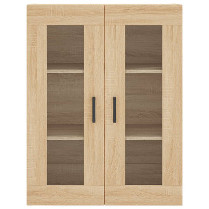 vidaXL Wall Mounted Cabinet Sonoma Oak 69,5x34x90 cm