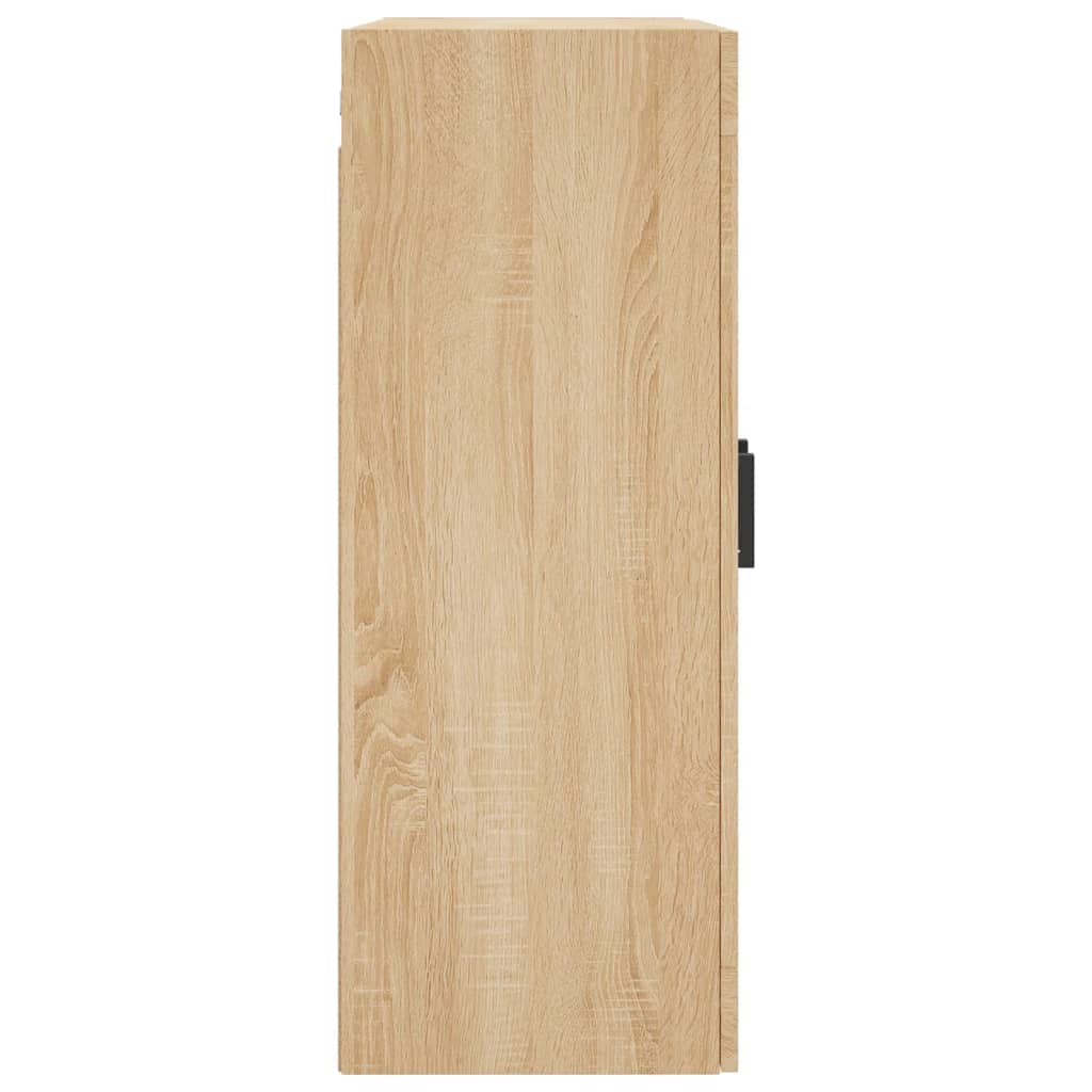 vidaXL Wall Mounted Cabinet Sonoma Oak 69,5x34x90 cm