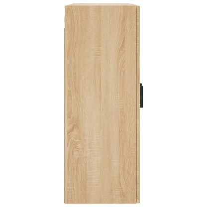 vidaXL Wall Mounted Cabinet Sonoma Oak 69,5x34x90 cm
