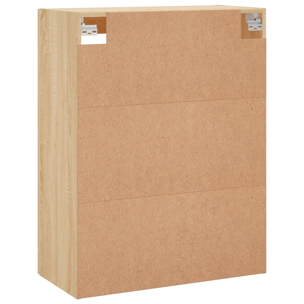 vidaXL Wall Mounted Cabinet Sonoma Oak 69,5x34x90 cm